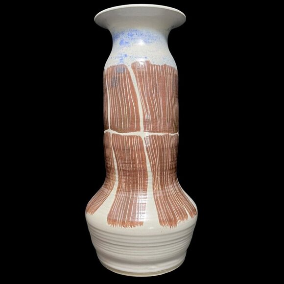 Vintage 1960s Signed Gordon Pottery - Salem, Ontario Canadian Pottery Art Vase - Picture 3 of 11